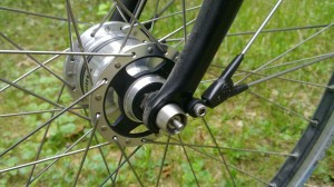 Front hub dynamo and Pitlock