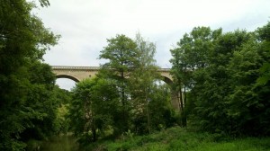 Das Bahnviadukt von Görlitz nach Zgorzelec