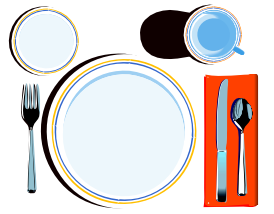 Dishes (openclipart.org, public domain) Dishes (openclipart.org, public domain)